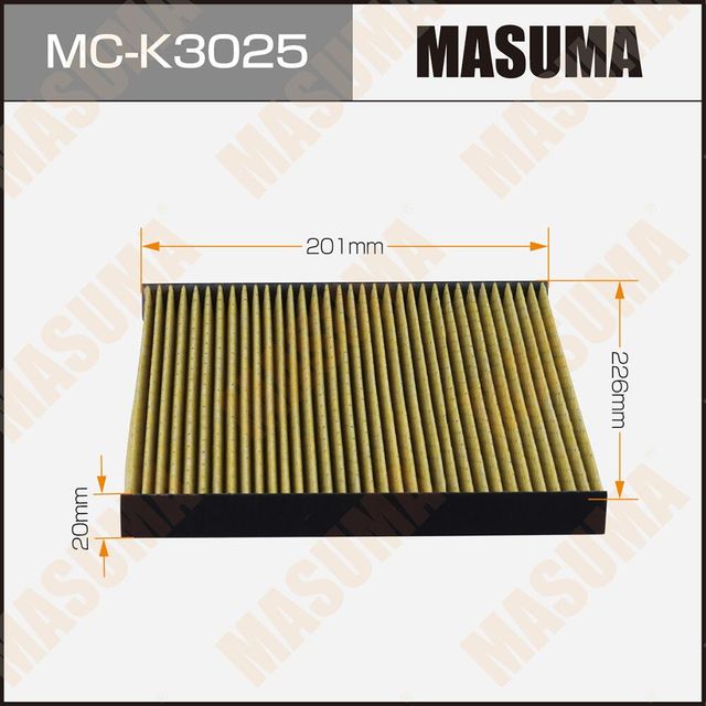 Салонный фильтр Masuma. Артикул MC-K3025