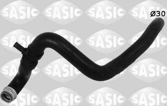 Патрубок радиатора (системы охлаждения) Sasic левый нижний для Peugeot 406 I 1999-2004. Артикул 3400195