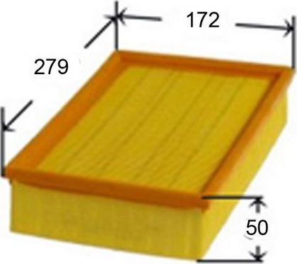 Воздушный фильтр JS Asakashi для Volvo V50 I 2005-2011. Артикул A0264