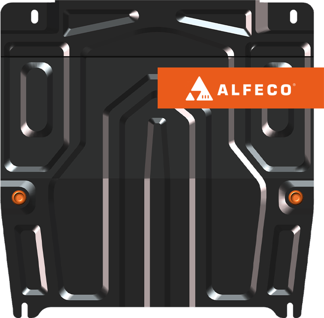 Защита Alfeco для картера и КПП Chevrolet Aveo I T250 2008-2011. Артикул ALF.03.01