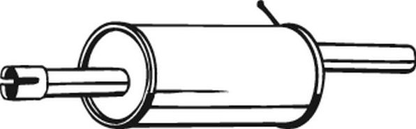 Глушитель (задняя часть) Bosal для Renault Sandero II 2007-2026. Артикул 200-063