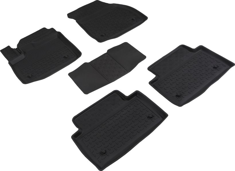 Коврики резиновые Seintex с высоким бортиком для салона Land Rover Range Rover Evoque II 2018-2026. Артикул 93285