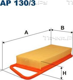 Воздушный фильтр Filtron для Peugeot Bipper 2008-2026. Артикул AP 130/3