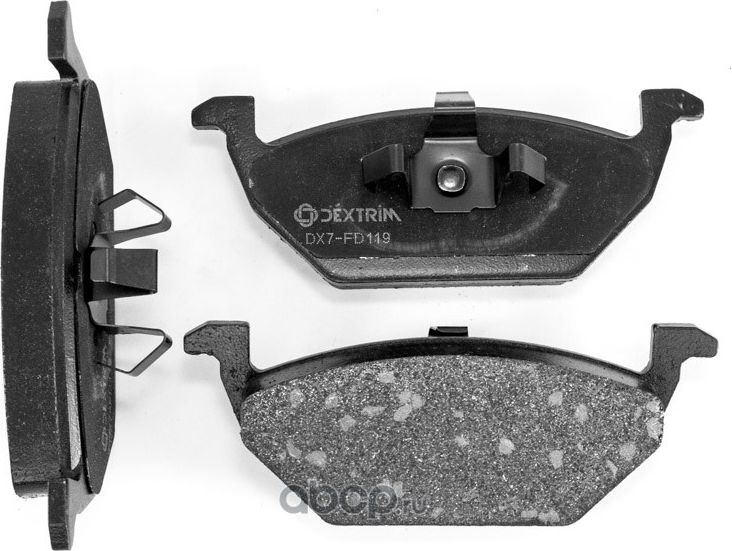 Колодки тормозные передние AUDI (A3), SEAT (CORDOBA,IBIZA,LEON,TOLEDO), SKODA De (Dextrim). Артикул DX7FD119
