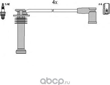 Провода в/вольтн. компл. (Huco). Артикул 134839