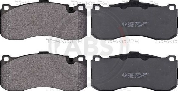 Тормозные колодки ABS. Артикул 37689
