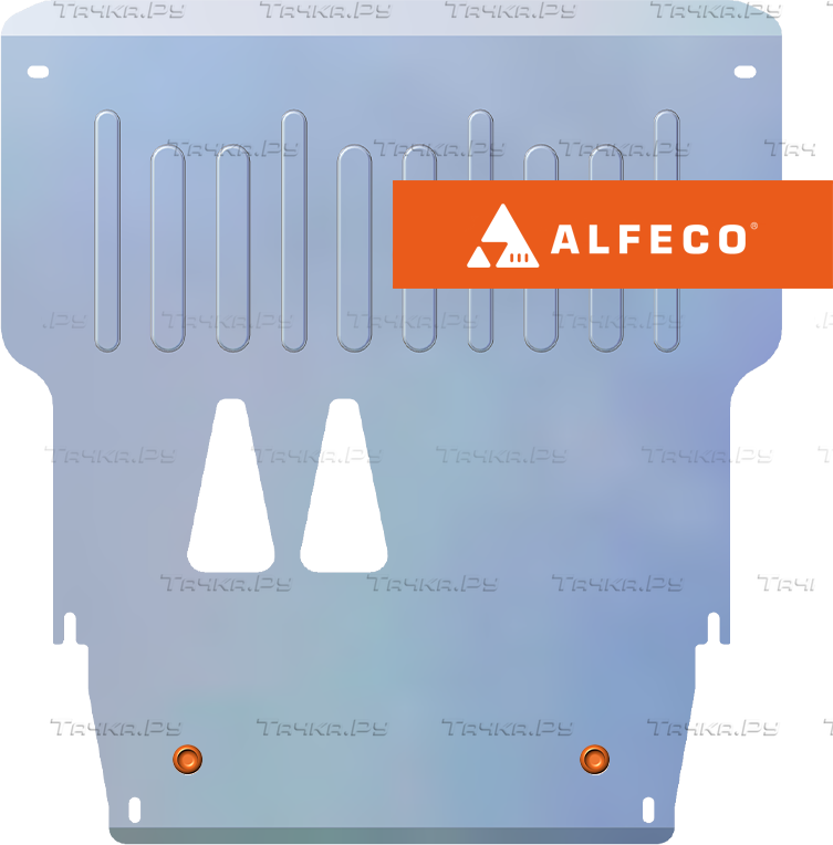 Защита алюминиевая Alfeco для картера и КПП Audi A8 D3 2003-2010. Артикул ALF.30.28al