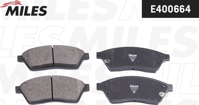 Тормозные колодки Miles (Low-Metallic). Артикул E400664