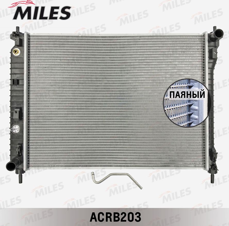 Радиатор охлаждения двигателя Miles (алюминий). Артикул ACRB203