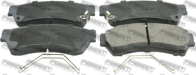 Тормозные колодки Febest. Артикул 0501-GHF