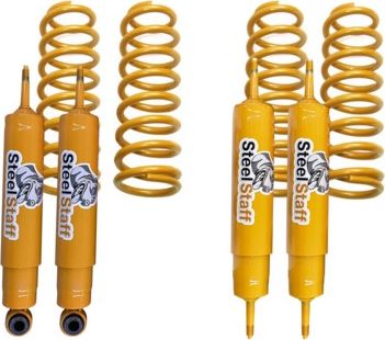 Лифт-комплект SteelStaff (Foam Cell) для Toyota Land Cruiser 80 1989-1998, лифт 150 мм, средняя нагрузка. Артикул SS-TLC80105-150-LH