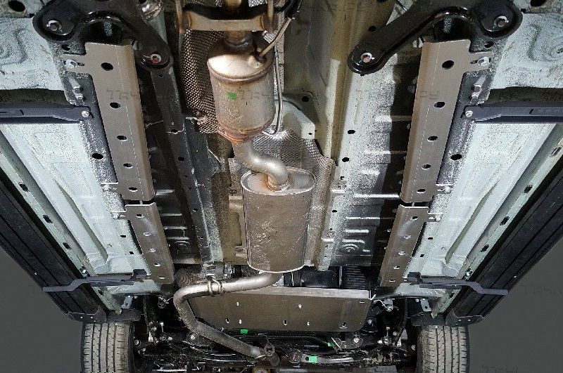 Защита алюминиевая ТСС (4 мм) для топливопровода 4 шт. Jaecoo J7 2023-2026. Артикул ZKTCC00637