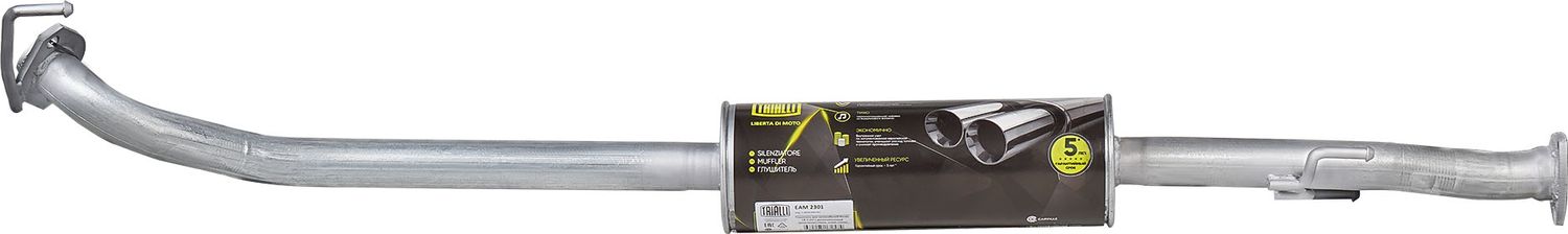 Глушитель (средняя часть) Trialli. Артикул EAM 2301