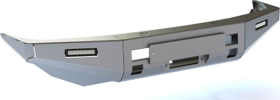 Бампер силовой STC передний для Toyota Land Cruiser 105 1998-2007 с противотуманными фарами. Артикул STC-TLC105-BF-L1