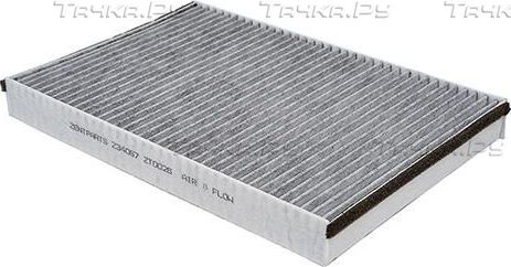 Салонный фильтр Zentparts (Активированный уголь). Артикул Z34067