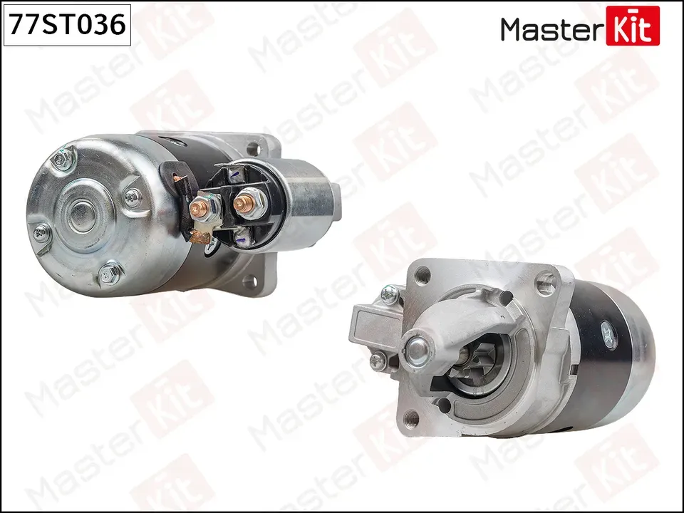 77ST036 Стартер\ KIA SHUMA  MAZDA 323/626 (0.9kw) (Master KIT). Артикул 77st036