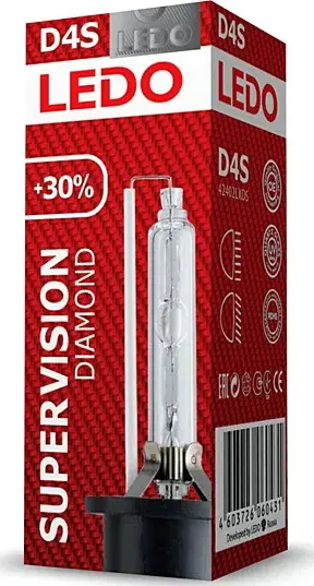 Лампа D4S 5000K LEDO Diamond SuperVision +30%. Артикул 42402lxds
