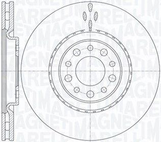 Тормозной диск Magneti Marelli. Артикул 361302040446