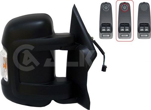 Зеркало боковое Alkar. Артикул 9268922
