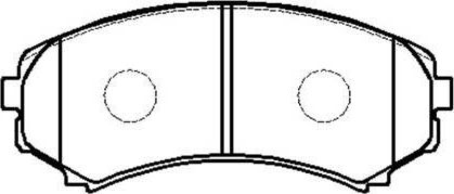 Тормозные колодки HSB. Артикул HP5134