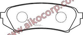 КОЛОДКИ ТОРМОЗНЫЕ (Aiko). Артикул PF1412