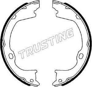 Тормозные колодки (стояночная тормозная система) Trusting. Артикул 088.243