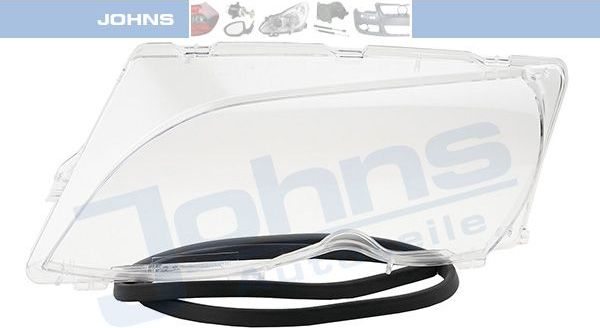 Стекло фары Johns левый для BMW 3 IV (E46) 2001-2005. Артикул 20 08 09-29