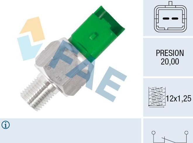 Датчик давления гидроусилителя руля PSA FAE. Артикул 18502