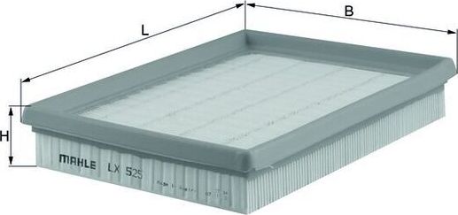 Воздушный фильтр Mahle. Артикул LX 525