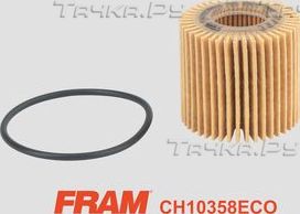 Масляный фильтр Fram для Toyota Auris I 2009-2012. Артикул CH10358ECO