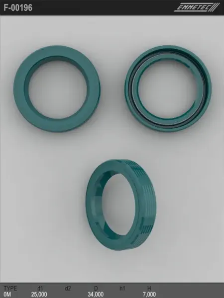 Сальник рулевой рейки 25 34 7 (Emmetec). Артикул F00196