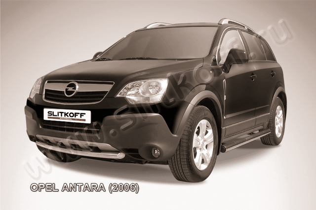 Защита Slitkoff переднего бампера d57 для Opel Antara 2006-2011. Артикул OPAN005