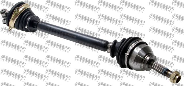Полуось (привод в сборе, приводной вал) Febest передняя левая для Renault Logan I 2004-2015. Артикул 2414-LOGLH