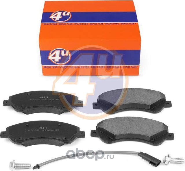 КОЛОДКИ ПЕР FORD TRANSIT BUS (FD_ _, FB_ _, FS_ _, FZ_ _, FC_ _) TRANSIT VAN (FA (4U). Артикул 4UBP0160