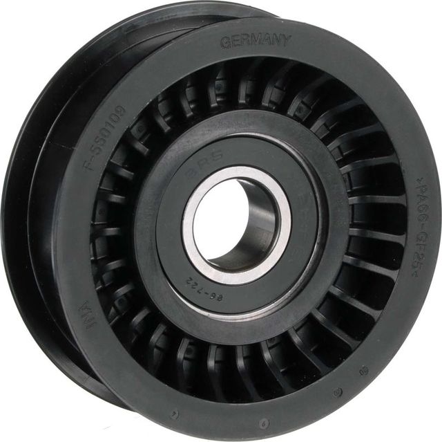 Направляющий (ведущий) ролик приводного поликлинового ремня Gates (полимерный материал). Артикул T36303