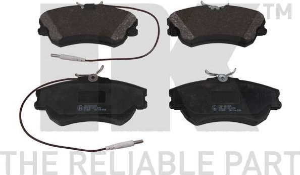 Тормозные колодки NK передние для Renault Espace III 1996-2002. Артикул 223933