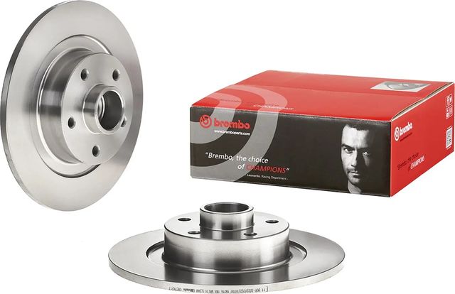 Тормозной диск Brembo PRIME LINE - With Bearing Kit задний для Renault Espace V 2015-2026. Артикул 08.C742.17