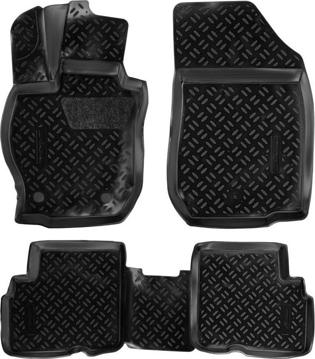 Коврики Airline 3D с высоким бортиком для салона Nissan Almera G11 2012-2018. Артикул ACM-PS-48