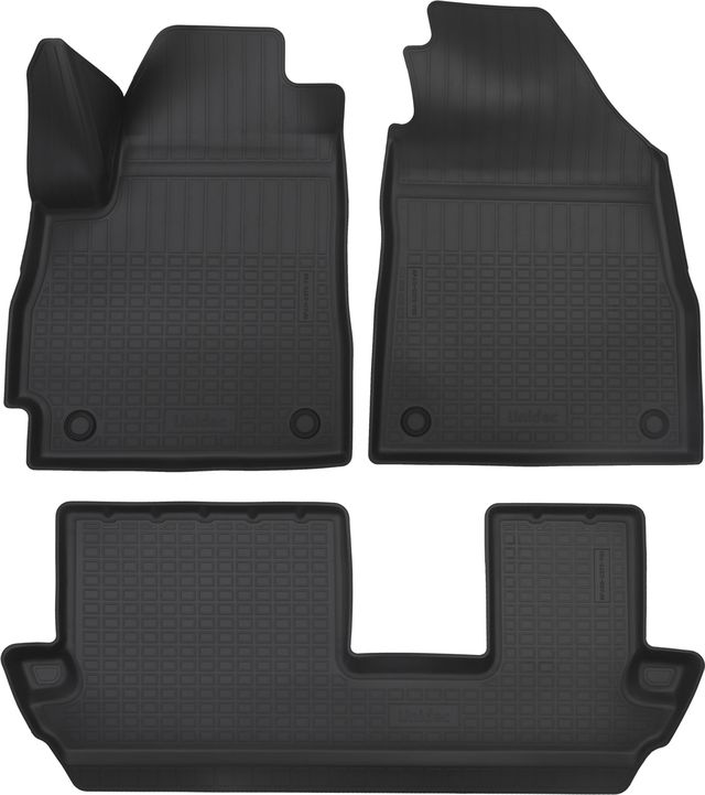 Коврики 3D Норпласт для салона Jetour X70 (3 ряд) 2020-2026. Артикул NPA00-C375-701-1