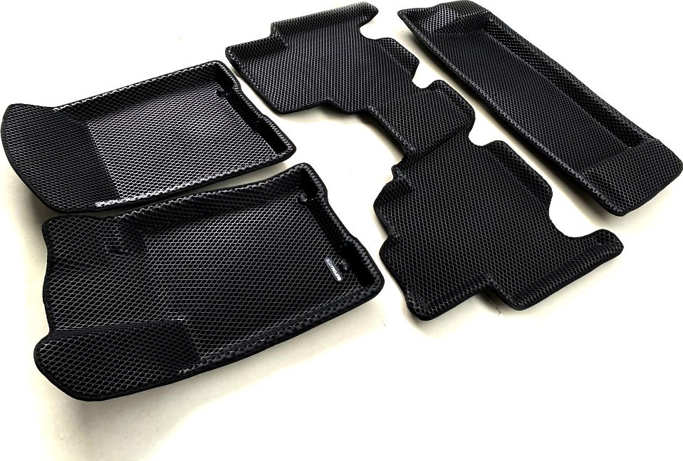 Коврики Euromat 3D EVA для салона Kia Mohave (3 ряд) 2009-2026. Артикул EM3DEVA-002924