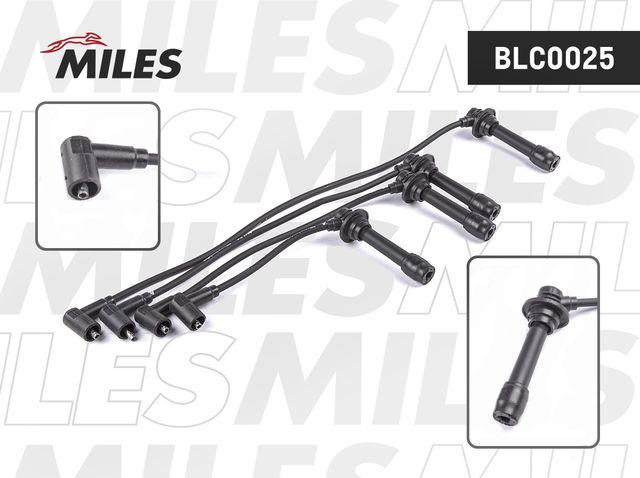 Высоковольтные провода (провода зажигания) (комплект) Miles для Vortex Estina I 2009-2013. Артикул BLC0025