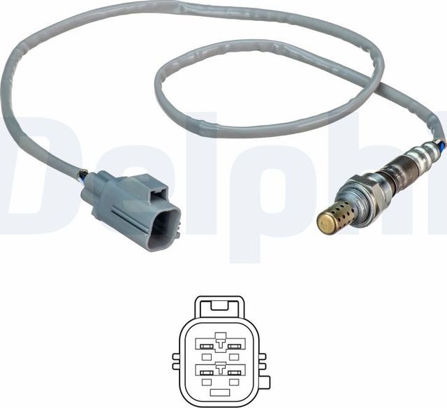 Лямбда-зонд (кислородный датчик) Delphi для Volvo S80 I 1999-2006. Артикул ES21328-12B1