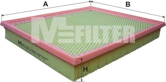 Воздушный фильтр MFilter. Артикул K 282