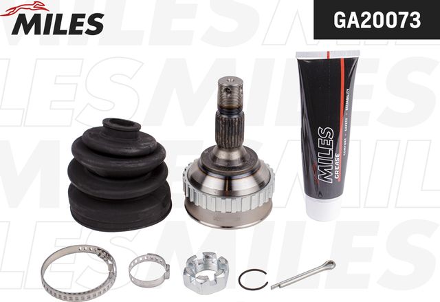 Шрус наружный (граната) Miles передний левый для Peugeot Partner I 1996-2002. Артикул GA20073
