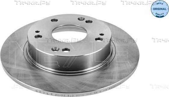 Тормозной диск Meyle Original задний для Honda Civic VIII 2005-2012. Артикул 31-85 523 0009