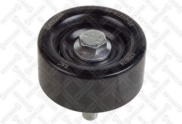 Натяжной ролик (натяжитель) приводного поликлинового ремня Stellox. Артикул 03-41237-SX