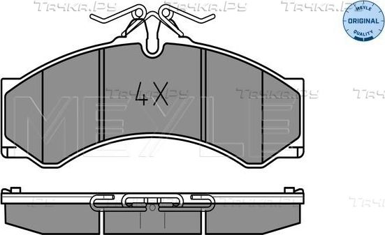 Тормозные колодки Meyle Original передние для Volkswagen LT II 1996-2006. Артикул 025 290 7620