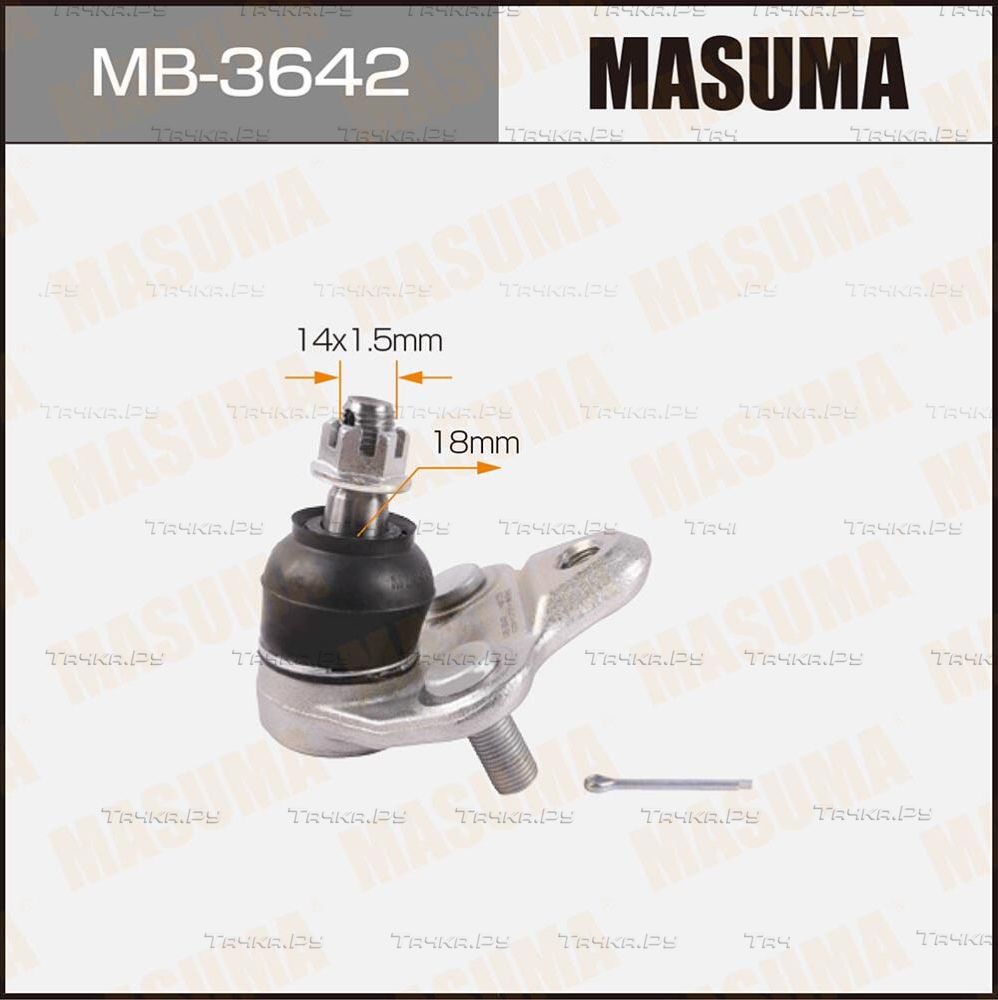 Шаровая опора Masuma передняя передняя правая/левая нижняя для Toyota Corolla E100 1992-1997. Артикул MB-3642