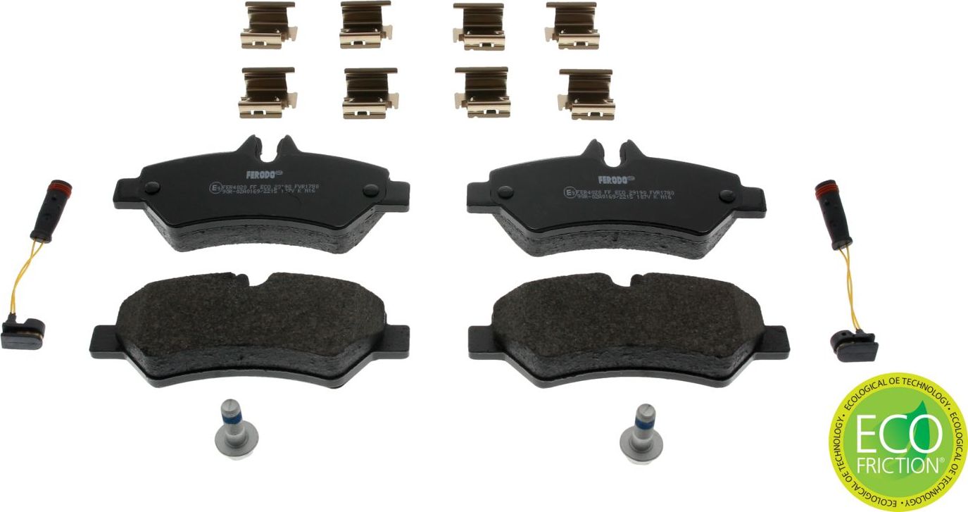 Тормозные колодки Ferodo Premier Eco Friction. Артикул FVR1780