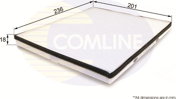 Салонный фильтр Comline. Артикул EKF200